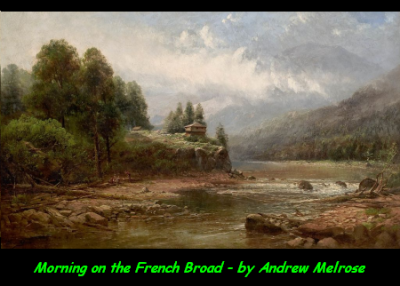 Morning on the French Broad Painting by Andrew Melrose
